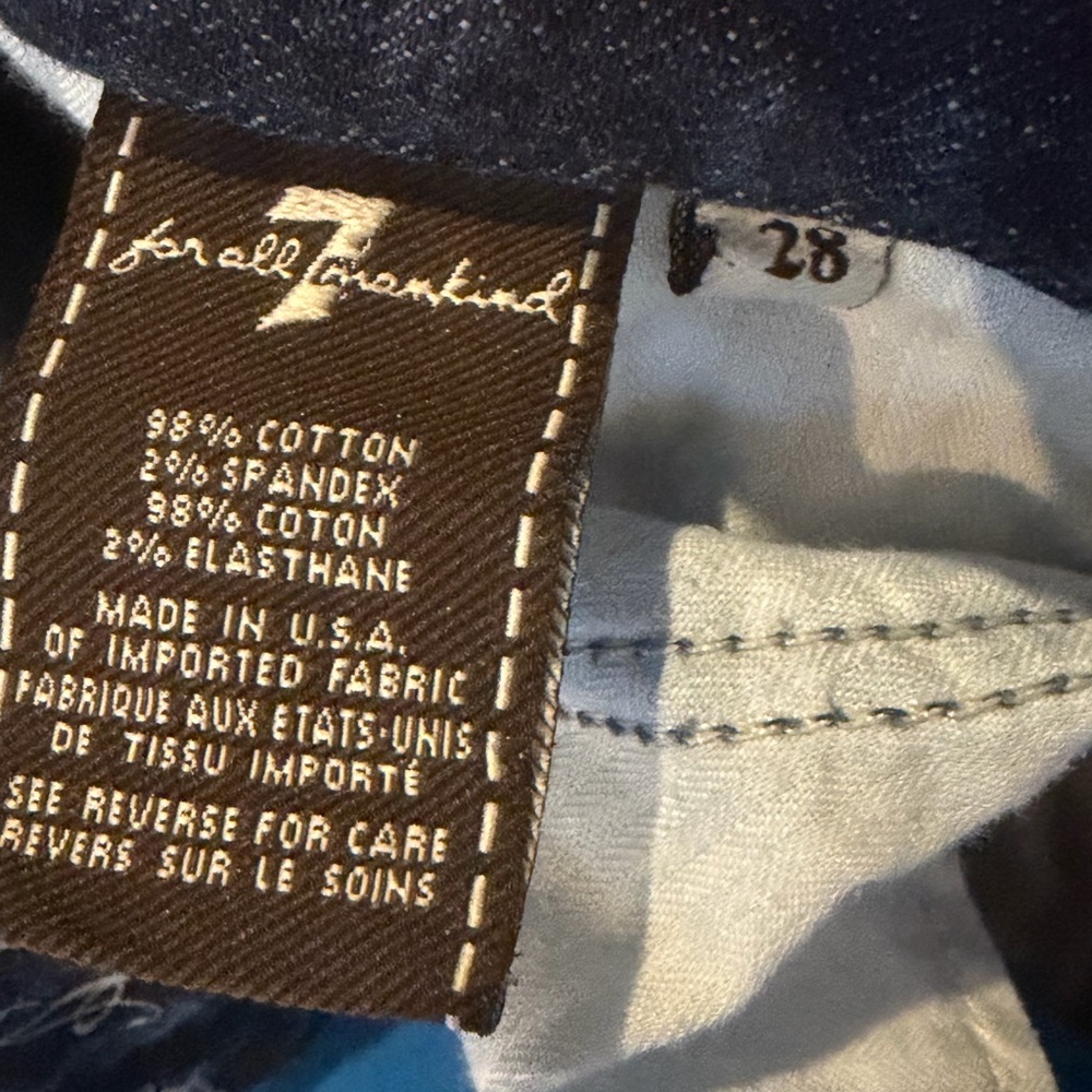 7 For All‎ Mankind "A Pocket" Jeans Women's Size 28 - Picture 5 of 7
